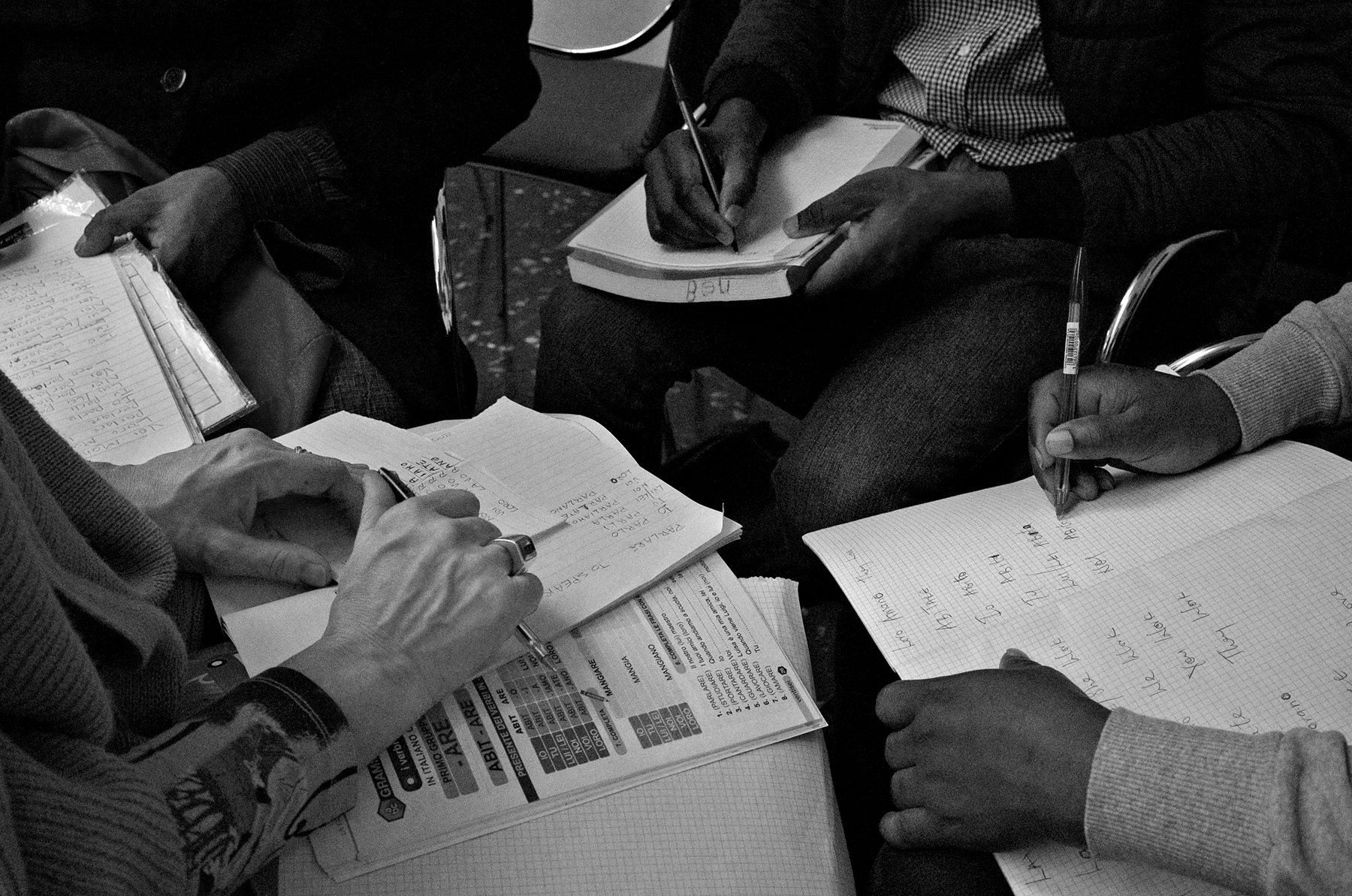 a scuola di italiano.