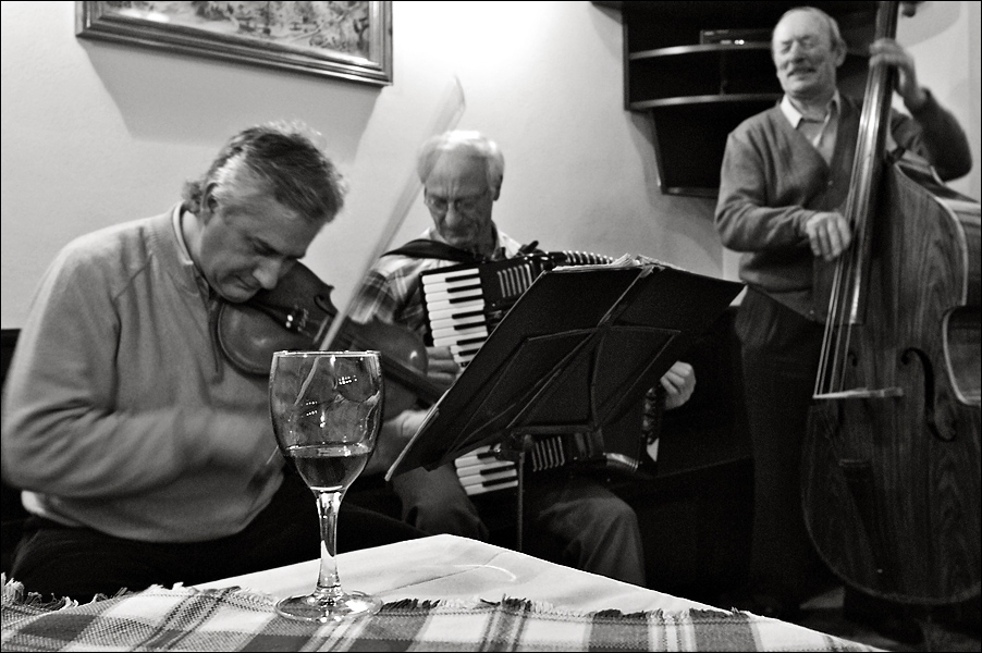 wine & music.